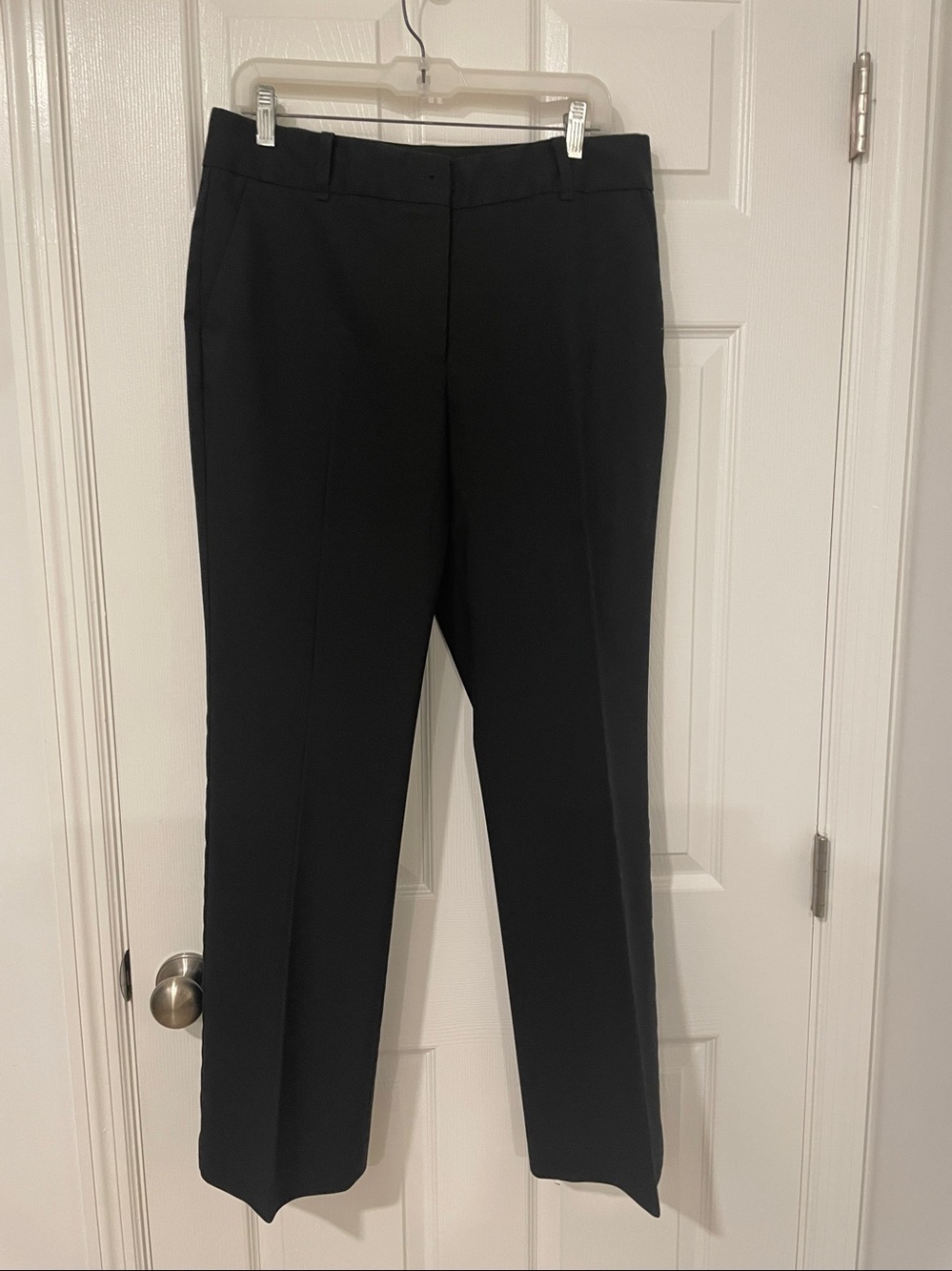 Talbots Heritage Black belt looped high waisted trouser Pants Size 12 - Picture 8 of 11
